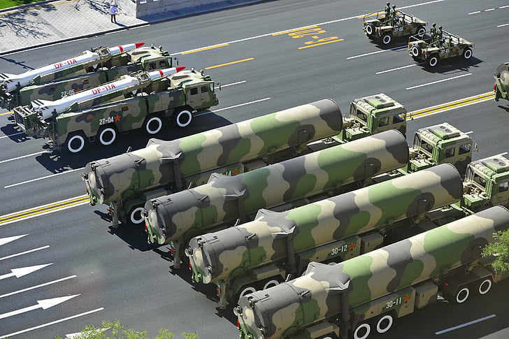 chinaicbm, свободный, военный, ядерный, парад, грузовик, транспортное средство, wepons, HD обои