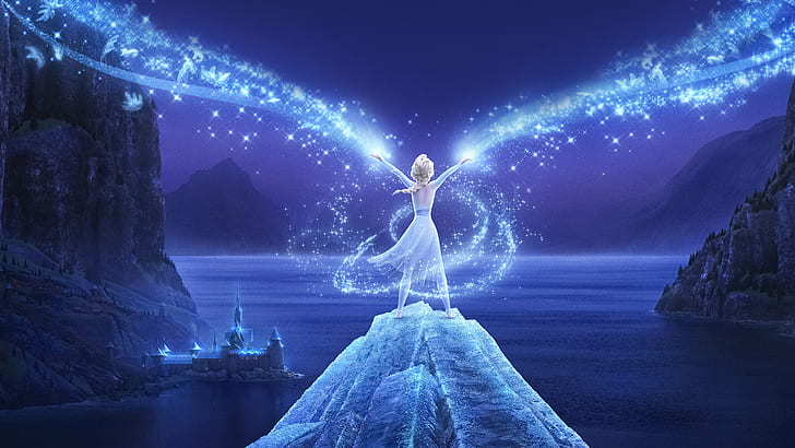 Movie, Frozen 2, Elsa (Frozen), Sfondo HD