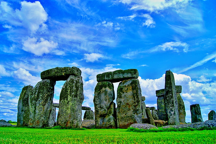 Stonehenge, England, stonehenge, england, minnesmärke, stenar, HD tapet