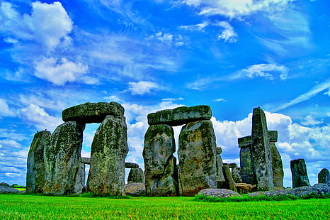 Stonehenge, Inghilterra, stonehenge, inghilterra, memoriale, pietre, Sfondo HD HD wallpaper