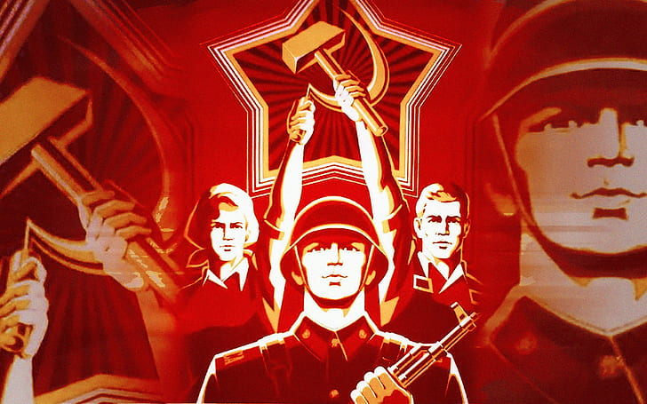 URSS, comunismo, Unión Soviética, ejército rojo, Fondo de pantalla HD