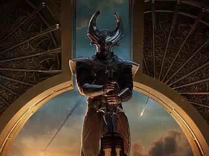 Thor, Thor: The Dark World, Heimdall (Marvel Comics), Idris Elba, HD tapet HD wallpaper