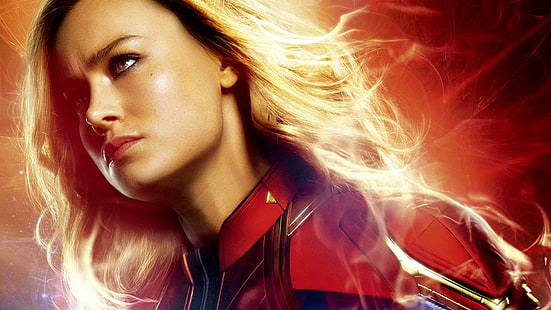 Film, Captain Marvel, Brie Larson, HD tapet HD wallpaper