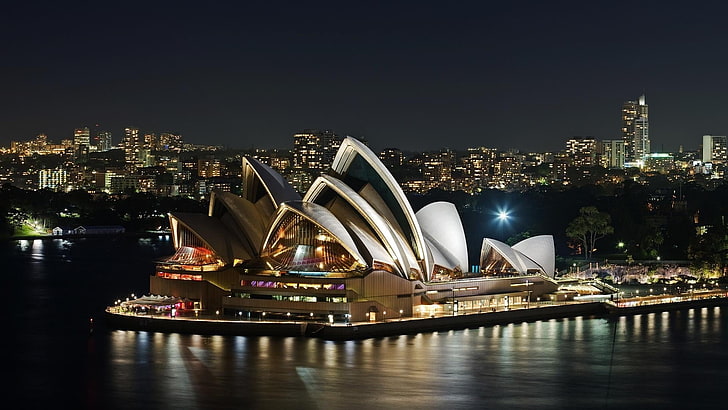 Sydney Opera House, Australia, paisaje urbano, Sydney, Sydney Opera House, edificio, Australia, Fondo de pantalla HD