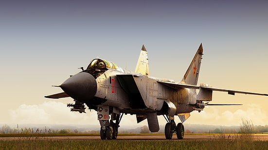 Fighter, Art, MiG, Interceptor, Foxhound, The MiG-31, MiG-31, Alexander Iartsev โดย ABiator, The MiG-31B, MiG-31B, กองทัพอากาศคาซัคสถาน, เครื่องบินรบโซเวียต, ABiator, Fighter-interceptor, 31B, วอลล์เปเปอร์ HD HD wallpaper