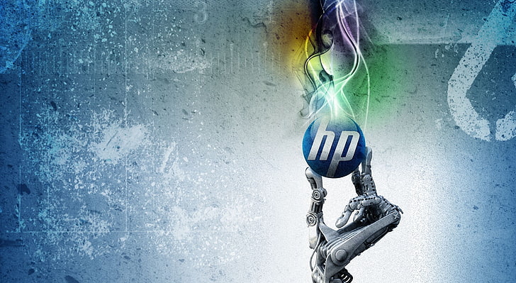วอลเปเปอร์ HP HD, วอลล์เปเปอร์ HP สีน้ำเงินและสีขาว, คอมพิวเตอร์, ฮาร์ดแวร์, hp, hewlett packard, วอลล์เปเปอร์ HD