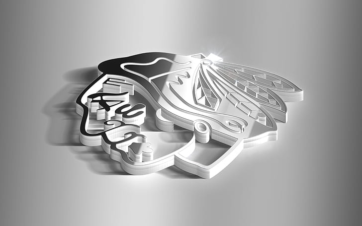 Basketball, Chicago Blackhawks, Logo, NHL, HD-Hintergrundbild