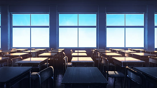 clear sky, classroom, HD wallpaper HD wallpaper