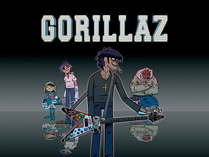 Обои Gorillaz, Музыка, Gorillaz, HD обои HD wallpaper