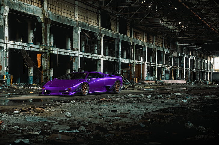 車 車 ランボルギーニ 紫色の車 Hdデスクトップの壁紙 Wallpaperbetter