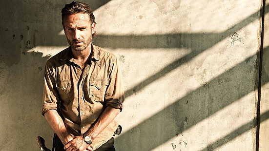 برنامج تلفزيوني ، The Walking Dead ، أندرو لينكولن ، ريك غرايمز، خلفية HD HD wallpaper
