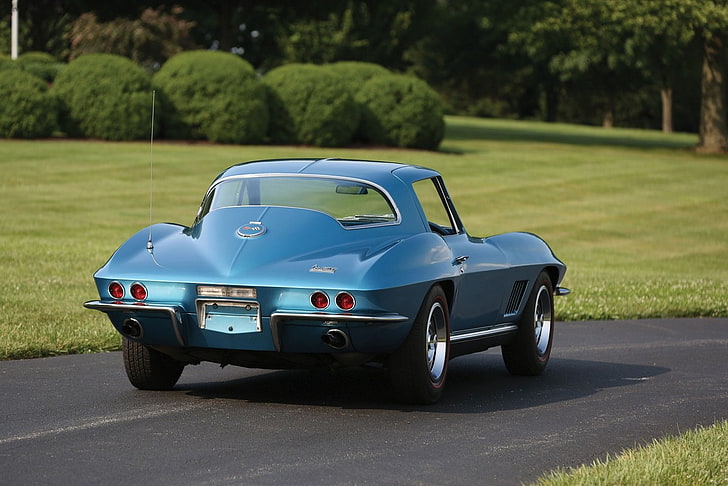 (c2), 1967, samochody, chevrolet, corvette, ray, sting, Tapety HD