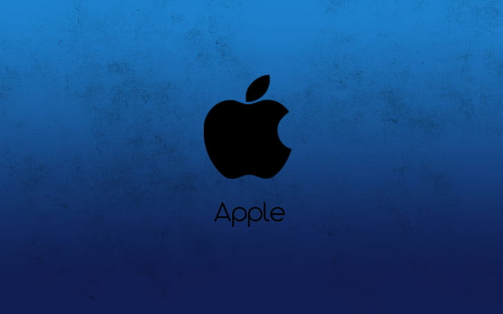 Apple Blue, лого на Apple, лого Apple, работен плот, работни места, iphone, HD тапет