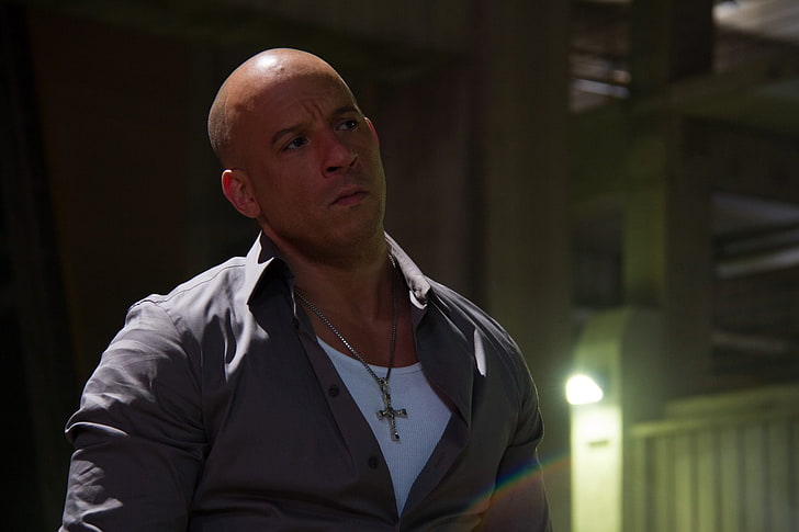 Fast & Furious, Furious 7, Dominic Toretto, Vin Diesel, HD tapet