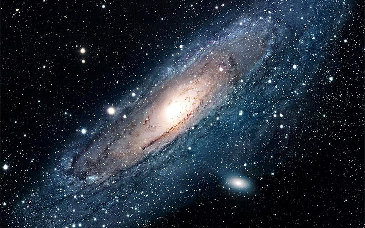 галактика цифровые обои, космос, вселенная, космическое искусство, галактика, звезды, HD обои