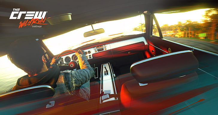 The Crew, The Crew Wild Run, Dodge Charger R/T 1968, vehicle interiors, race cars, car interior, HD wallpaper