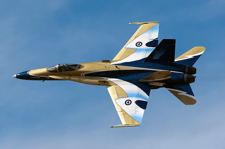 fighter, multipurpose, Hornet, McDonnell Douglas, canadian, CF-18, HD wallpaper