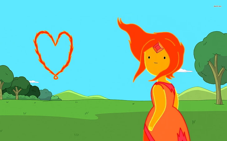 Adventure Time, Flame Princess, Sfondo HD