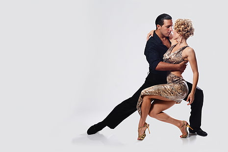 tango, mulher, ritmo, homem, dançando, HD papel de parede HD wallpaper