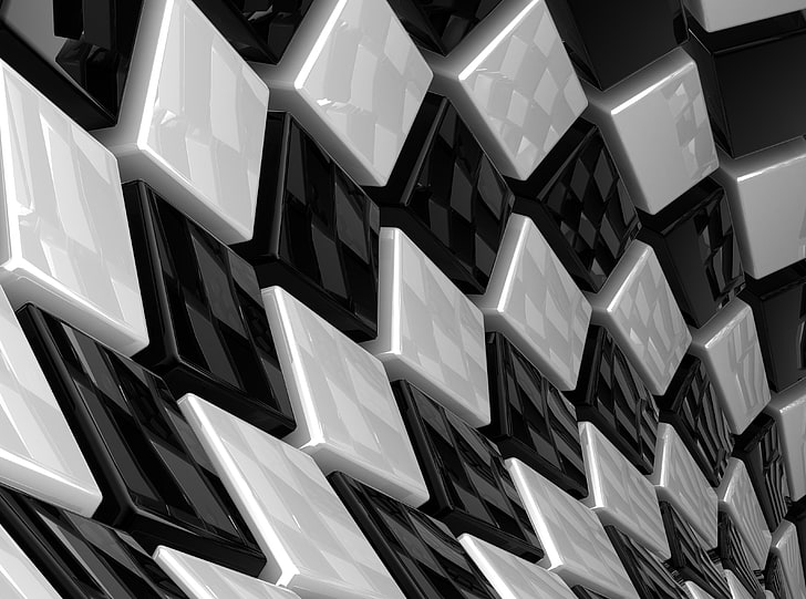 3d Black Cube Wallpaper Image Num 95