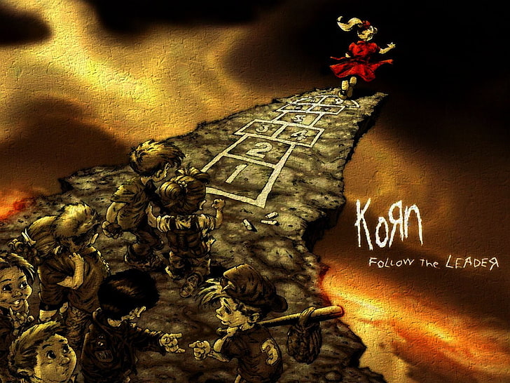 heavy metal, Korn, Nu Metal, obras de arte, música, HD papel de parede