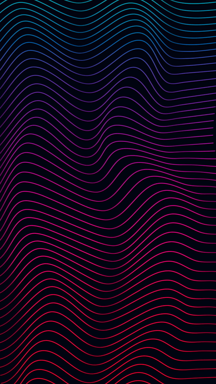 pink and green wave wallpaper, Photoshop, waves, abstract, simple, portrait display, simple background, HD wallpaper