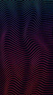 خلفية موجة الوردي والأخضر ، فوتوشوب ، موجات ، مجردة ، بسيطة ، عرض عمودي ، خلفية بسيطة، خلفية HD HD wallpaper