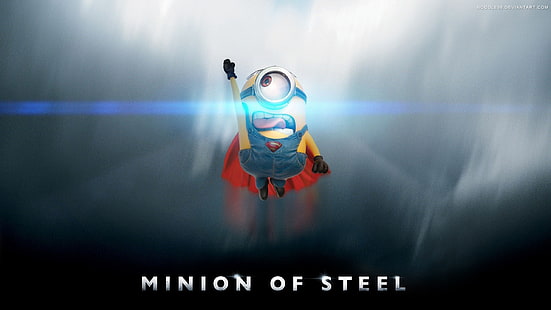 Man of Steel, Superman, Minion, HD-Hintergrundbild HD wallpaper