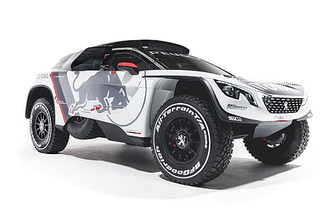 Challenge Dakar, Peugeot 3008 DKR, Salon de l'Auto de Paris 2016, rallye, Fond d'écran HD HD wallpaper