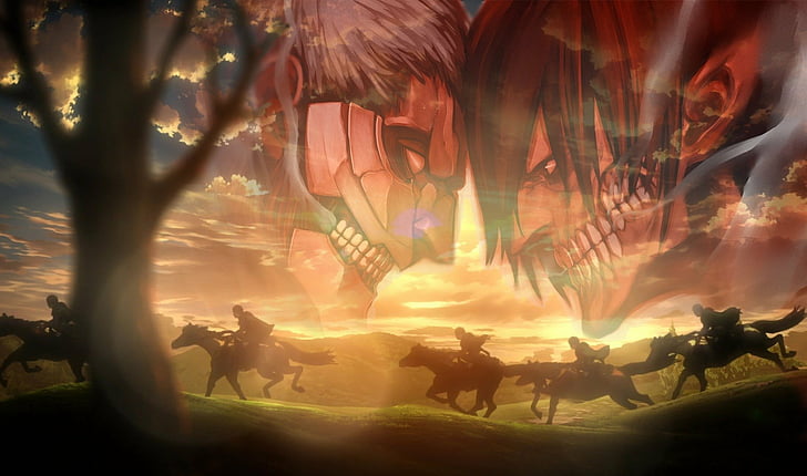 Anime, Ataque a los titanes, Titán blindado, Eren Yeager, Fondo de pantalla HD