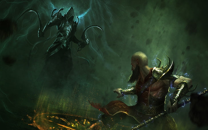 Diablo, Diablo III, videogames, arte de fantasia, arte digital, HD papel de parede