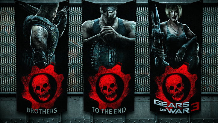 Gears of War, Gears Of War 3, Asher Arif, HD papel de parede