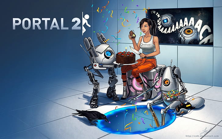 Portal 2 HD, Portal, HD, HD wallpaper