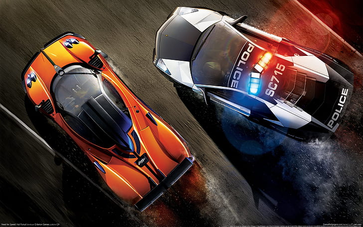 Need For Speed: Hot Pursuit, Car, Game, Lamborghini Reventon, Lambrghini, Need, Need For Speed, Pagani, Pagani Zonda, Police, Racing, Sfondo HD