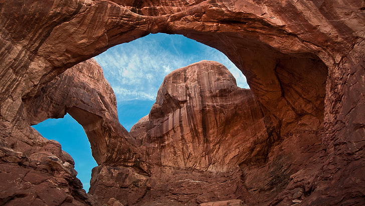 Architettura Rock Of Nature Arches Taman Nasional Di Utah, Usa Desktop Hd Wallpaper 3840 × 2160, Wallpaper HD