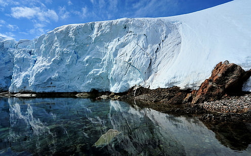 الجليد والأنهار الجليدية والطبيعة والمناظر الطبيعية، خلفية HD HD wallpaper