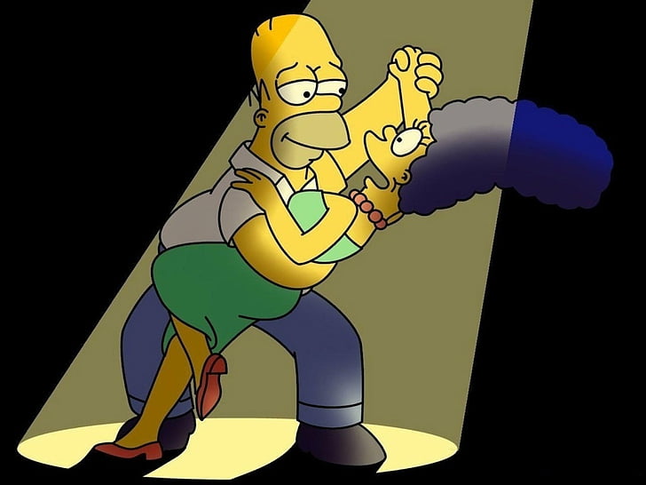 Die Simpsons, Homer Simpson, Marge Simpson, HD-Hintergrundbild