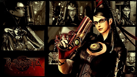 tacchi a punta aperta in pelle rossa da donna, Bayonetta, videogiochi, Sfondo HD HD wallpaper
