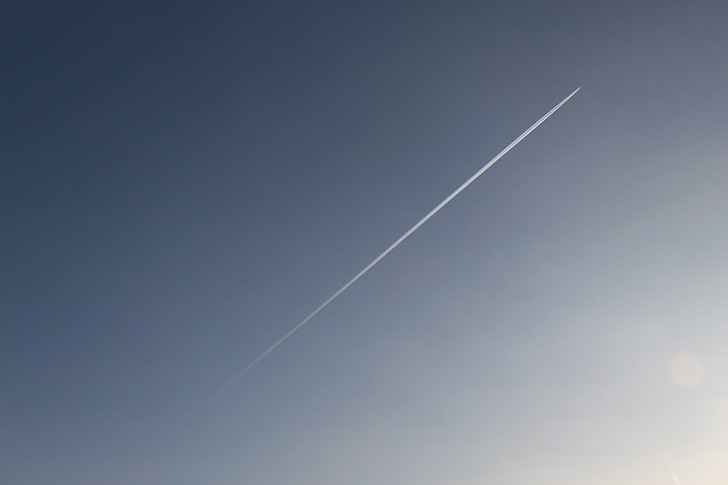 เครื่องบินท้องฟ้า contrails, วอลล์เปเปอร์ HD