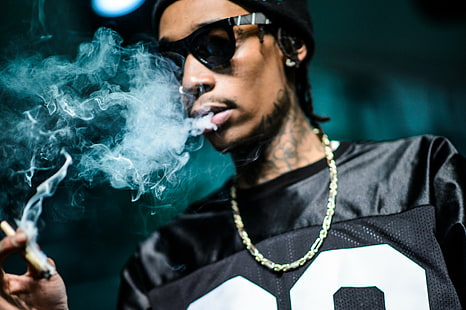 Wiz Khalifa, Rapper, Smoke, HD wallpaper HD wallpaper