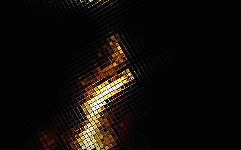 gold and black sequinned graphic, surface, gold, shine, shadow, HD wallpaper HD wallpaper