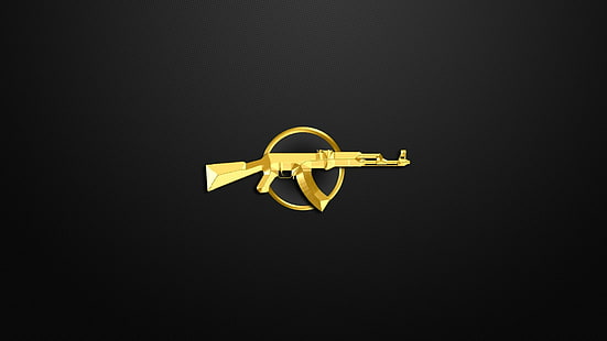 Counter-Strike: Global Offensive, Legend Counter Strike 1.6, kalashnikov, Wallpaper HD HD wallpaper
