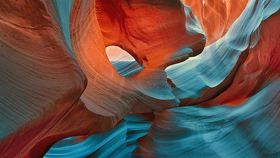 Roche, Antelope Canyon, Formation rocheuse, États-Unis, Arizona, Canyon, Roches, grès, Fond d'écran HD HD wallpaper