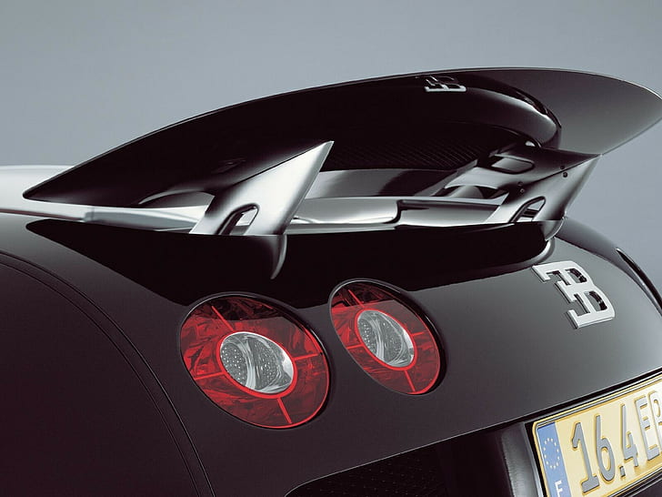Bugatti Veyron Spoiler HD, cars, bugatti, veyron, spoiler, HD wallpaper