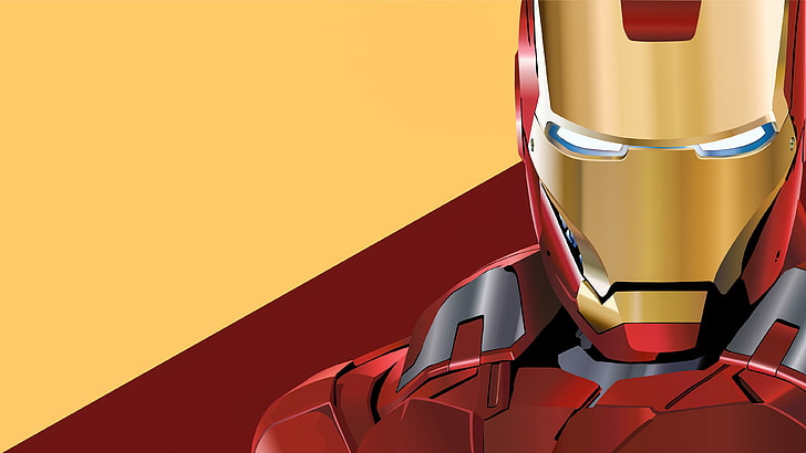 Iron Man, sztuka cyfrowa, hd, 4k, artysta, zachowanie, dzieło sztuki, superbohaterowie, Tapety HD