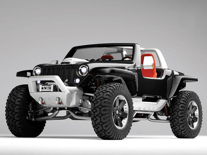 2005 Jeep Hurricane Concept Offroad 4x4 Untuk Android, 2005, android, concept, hurricane, jeep, offroad, Wallpaper HD