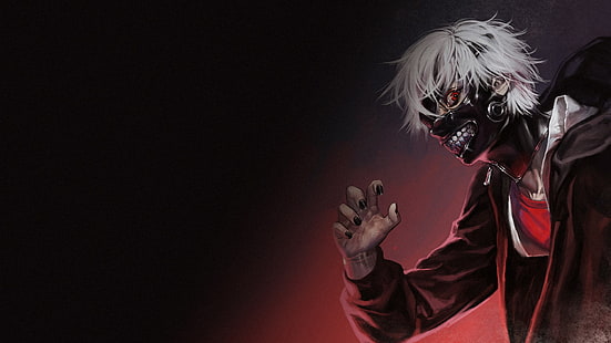 Sfondo di Kaneki Ken di Tokyo Ghoul, Tokyo Ghoul, Kaneki Ken, anime, Sfondo HD HD wallpaper