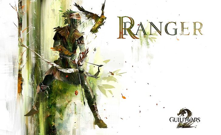 GW2 Ranger, Ranger Guild Wars 2 digital wallpaper, Games, Guild Wars, guild wars 2, guild wars 2 art, guild wars 2 ranger, gw2 ranger, HD wallpaper