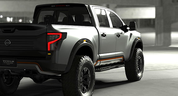 Nissan Titan XD, camioneta nissan titan warrior concept, coche, Fondo de pantalla HD HD wallpaper