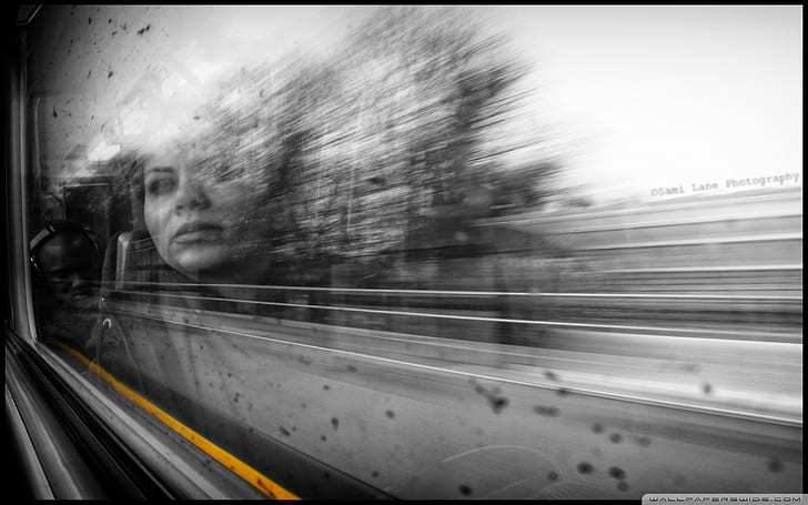 kereta api, wanita, wajah, kendaraan, Wallpaper HD